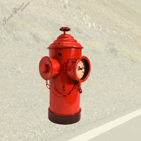 InterDecor Hodiny • Hydrant Barva červená