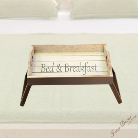 Servírovací stolek na opěrku Bed & Breakfast