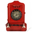 Retro Wanduhr Telephone