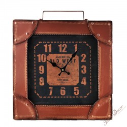 Retro clock • Kufr American Old West